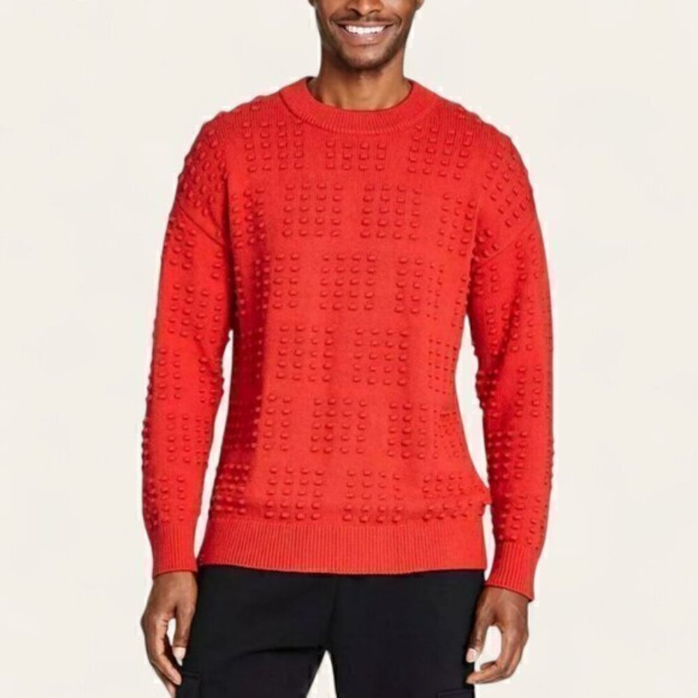 Lego Men Target Exclusive Collection Chunky Knit Sweater Crewneck Pullover Sz XL